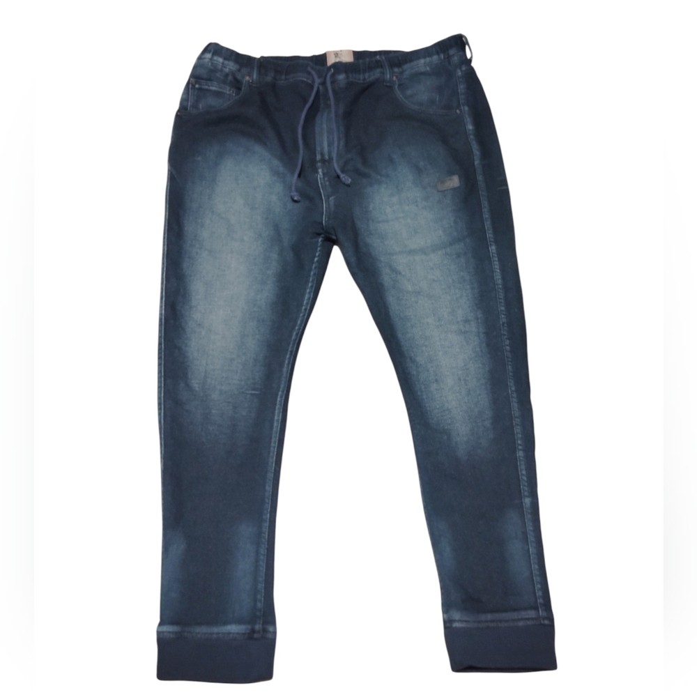 Prps Goods & Co Jean Jogger Dark Wash Faded Distressed Size XL Mens. Very Rare.